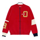ARCHIVIO アルチビオ 2024年モデル ニット ジップジャケット レッド系 36 【中古】ゴルフウェア レディース