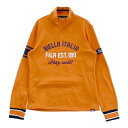 FILA GOLF フィラゴルフ ハーフジップ 長袖ジャケット オレンジ系 M 【中古】ゴルフウェア レディース