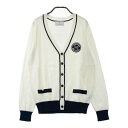 JUN&ROPE ジュン アンド ロペ ニット カーディガン ホワイト系 M 【中古】ゴルフウェア レディース