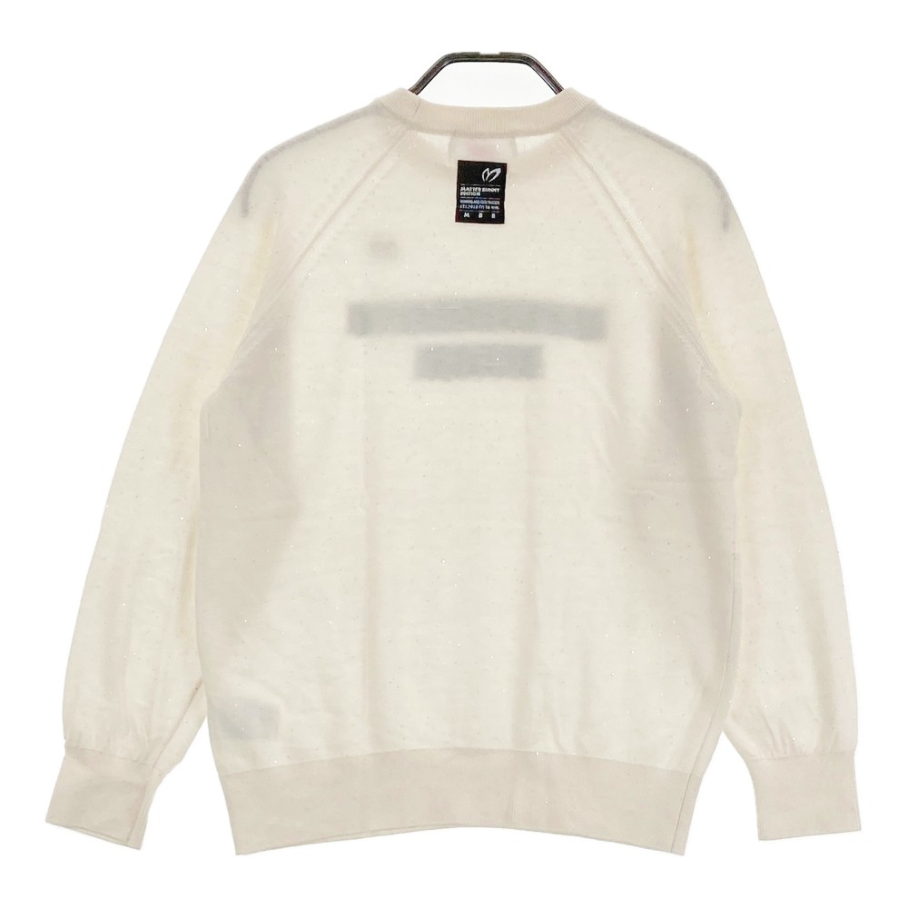 MASTER BUNNY EDITION マスターバニーエディション 2022年 ニットセーター スパンコール ホワイト系 2 【中古】ゴルフウェア レディース