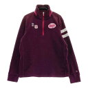 MUNSING WEAR マンシングウェア ハーフジップフリースシャツ パープル系 L 【中古】ゴルフウェア レディース
