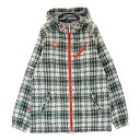 LE COQ GOLF ルコックゴルフ 中綿ジャケット 総柄 ホワイト系 L 【中古】ゴルフウェア レディース