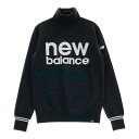 NEW BALANCE GOLF ニューバランス タートルニットセーター ブラック系 0 【中古】ゴルフウェア レディース