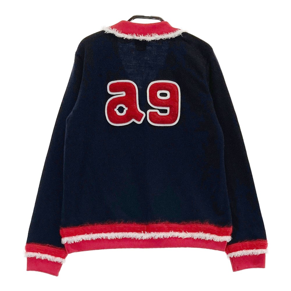 ARCHIVIO アルチビオ ボア切替 長袖ニットセーター ブラック系 38 【中古】ゴルフウェア レディース