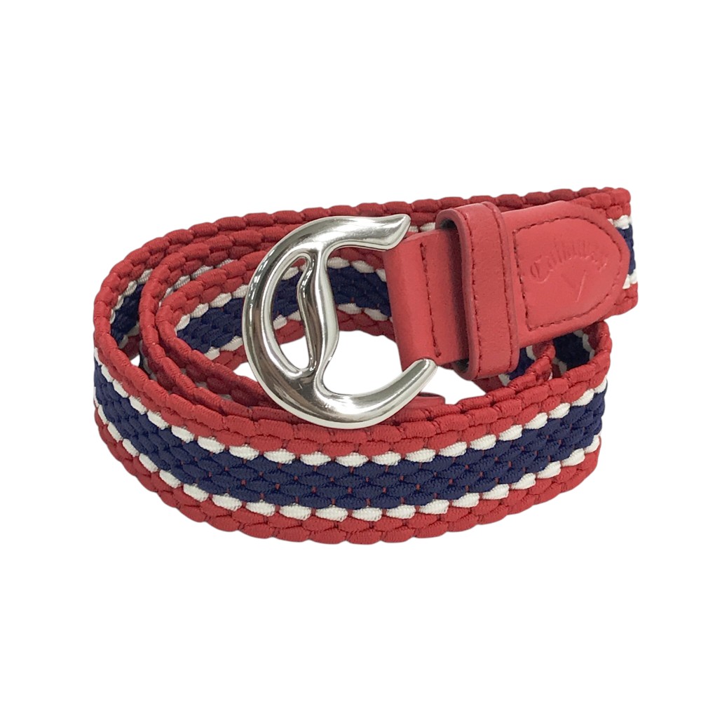 CALLAWAY キャロウェイ ベルト レッド系 【中古】ゴルフウェア