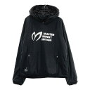 MASTER BUNNY EDITION マスターバニーエディション 2023年モデル フード付 裏メッシュ 長袖ブルゾン ブラック系 0 【中古】ゴルフウェア...