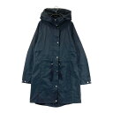 FILA GOLF フィラゴルフ 2WAY レイン ロングジャケット ネイビー系 M 【中古】ゴルフウェア レディース