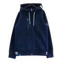 ADIDAS GOLF アディダスゴルフ スウェット ジップパーカー ネイビー系 M 【中古】ゴルフウェア レディース