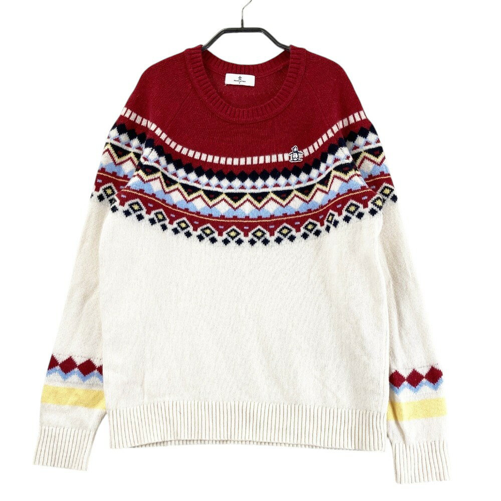 Munsingwear チェック柄クルーネックセーター -デサントストア
