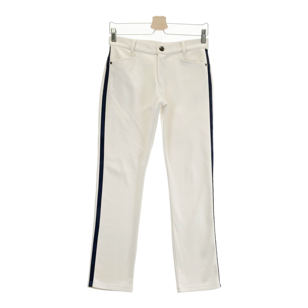 ADMIRAL アドミラル 裏起毛 ロングパンツ ホワイト系 M 【中古】ゴルフウェア レディース