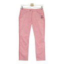 ARCHIVIO アルチビオ ストレッチロングパンツ レッド系 38 【中古】ゴルフウェア レディース