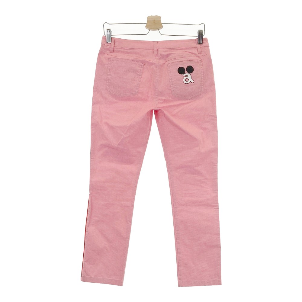 ARCHIVIO アルチビオ ストレッチロングパンツ レッド系 38 【中古】ゴルフウェア レディース