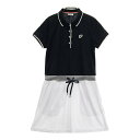 FILA GOLF フィラゴルフ ワンピース ブラック系 M 【中古】ゴルフウェア レディース