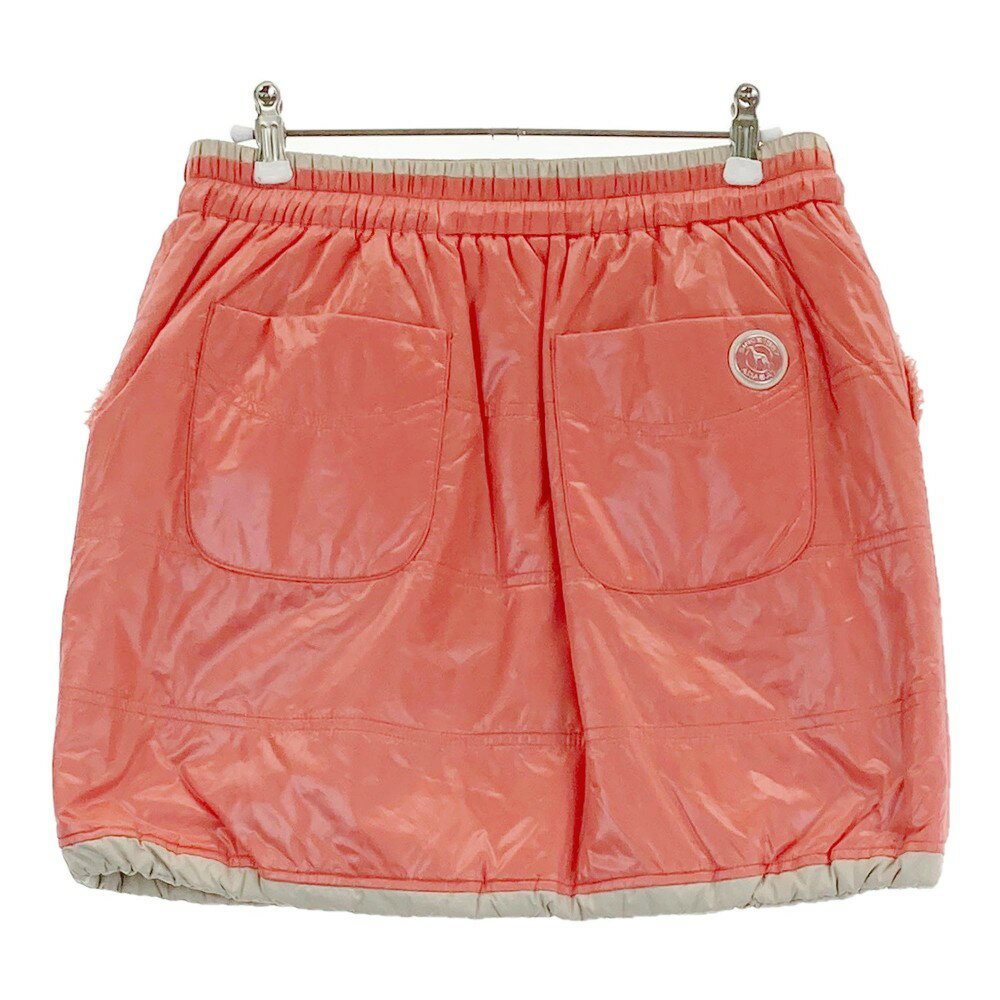 ADABAT アダバット リバーシブル中綿スカート ピンク系 38 【中古】ゴルフウェア レディース