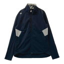 DESCENTE GOLF デサントゴルフ ジップ ナイロンジャケット ネイビー系 M 【中古】ゴルフウェア レディース