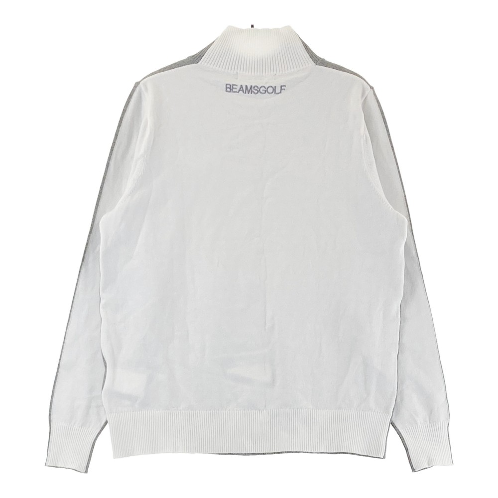 BEAMS GOLF ビームスゴルフ ハイネックニット グレー系 M 【中古】ゴルフウェア レディース