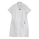 FILA GOLF フィラゴルフ モックネック 半袖 ワンピース ホワイト系 L 【中古】ゴルフウェア レディース