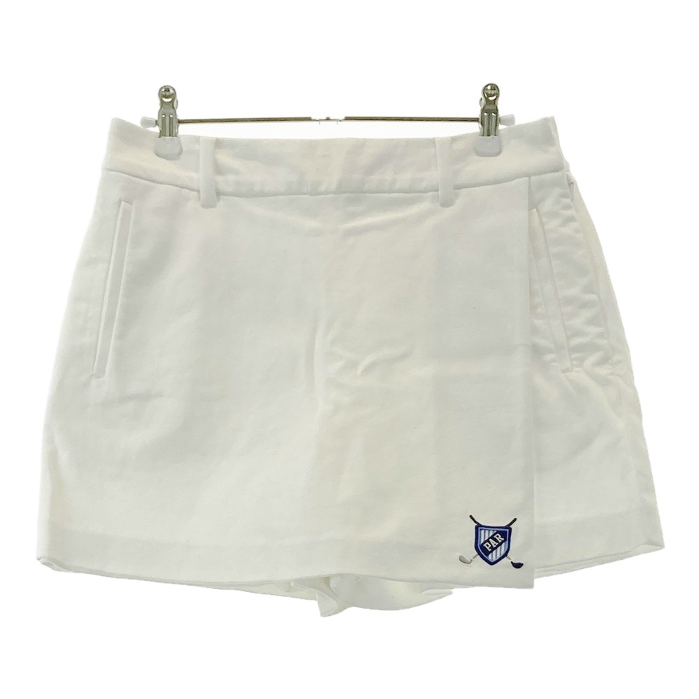 BEAMS GOLF ビームスゴルフ キュロットキスカート ホワイト系 M 【中古】ゴルフウェア レディース