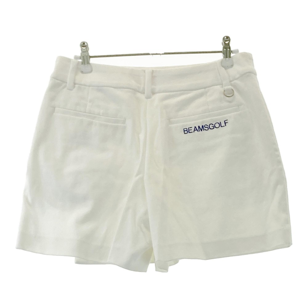 BEAMS GOLF ビームスゴルフ キュロットキスカート ホワイト系 M 【中古】ゴルフウェア レディース