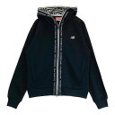 NEW BALANCE GOLF ニューバランス 2023年モデル スウェット 長袖ジップパーカー ブラック系 1 【中古】ゴルフウェア レディース