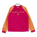 MARK&LONA マークアンドロナ 裏地付 ニットセーター スカル ピンク系 36 【中古】ゴルフウェア レディース