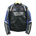 elf エルフ EJ-W108 フェイクレザー ライディングジャケット ブラック系 WL 【中古】バイクウェア レディース