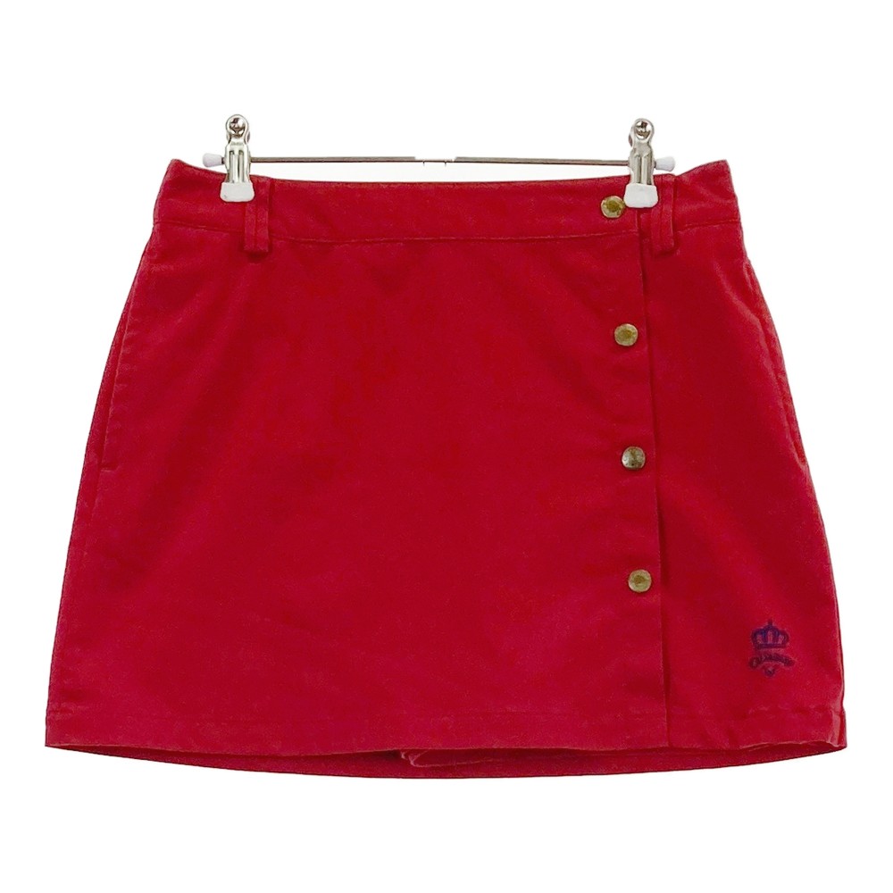 CALLAWAY キャロウェイ インナー付 スカート レッド系 M 【中古】ゴルフウェア レディース