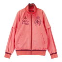 LE COQ GOLF ルコックゴルフ 2wayジャケット レッド系 M 【中古】ゴルフウェア レディース