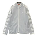 ADIDAS GOLF アディダスゴルフ 2023年モデル フリース ジャケット スカート 上下セット グレー系 L 【中古】ゴルフウェア レディース