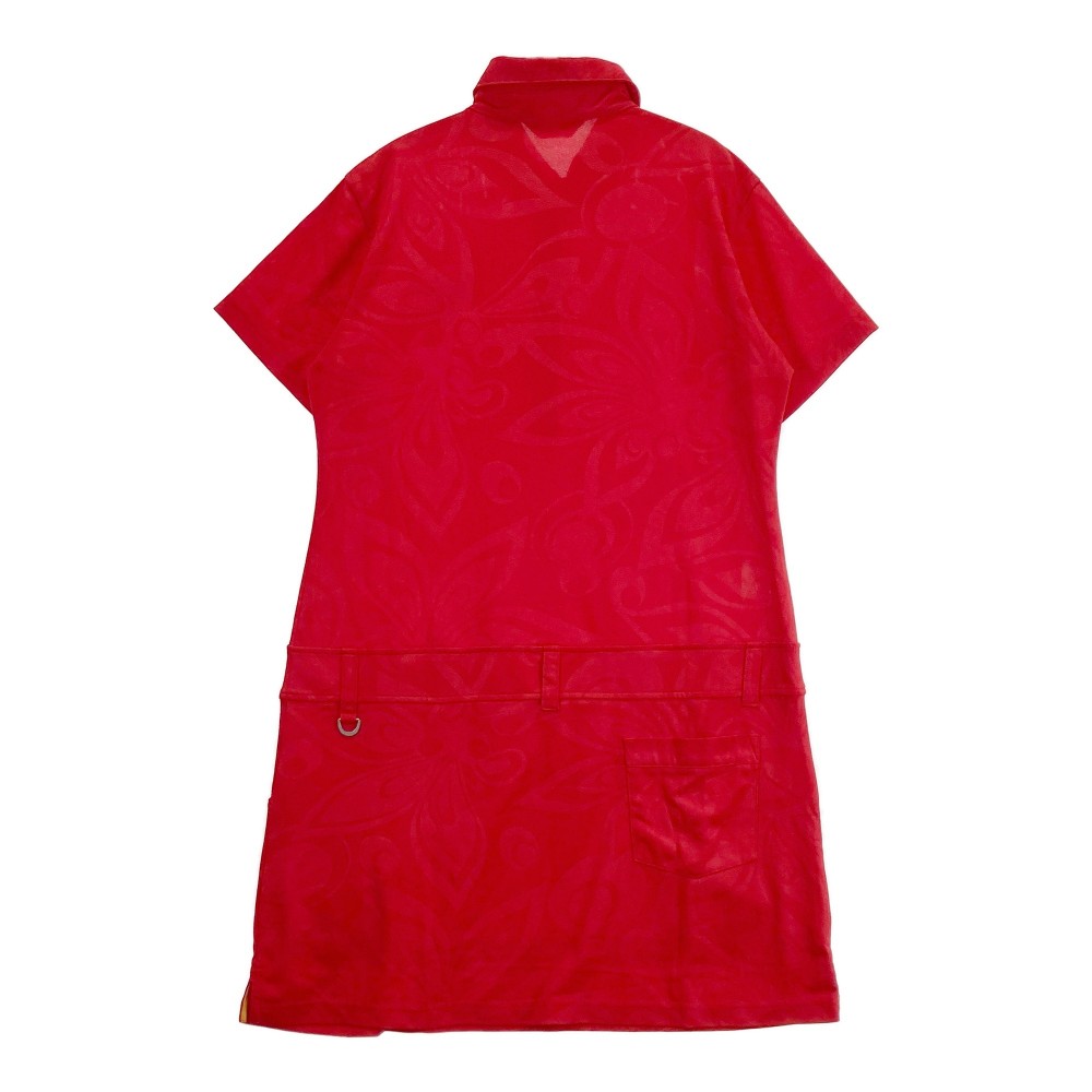 LOUD MOUTH ラウドマウス ワンピース シャガデリック レッド系 LL 【中古】ゴルフウェア レディース