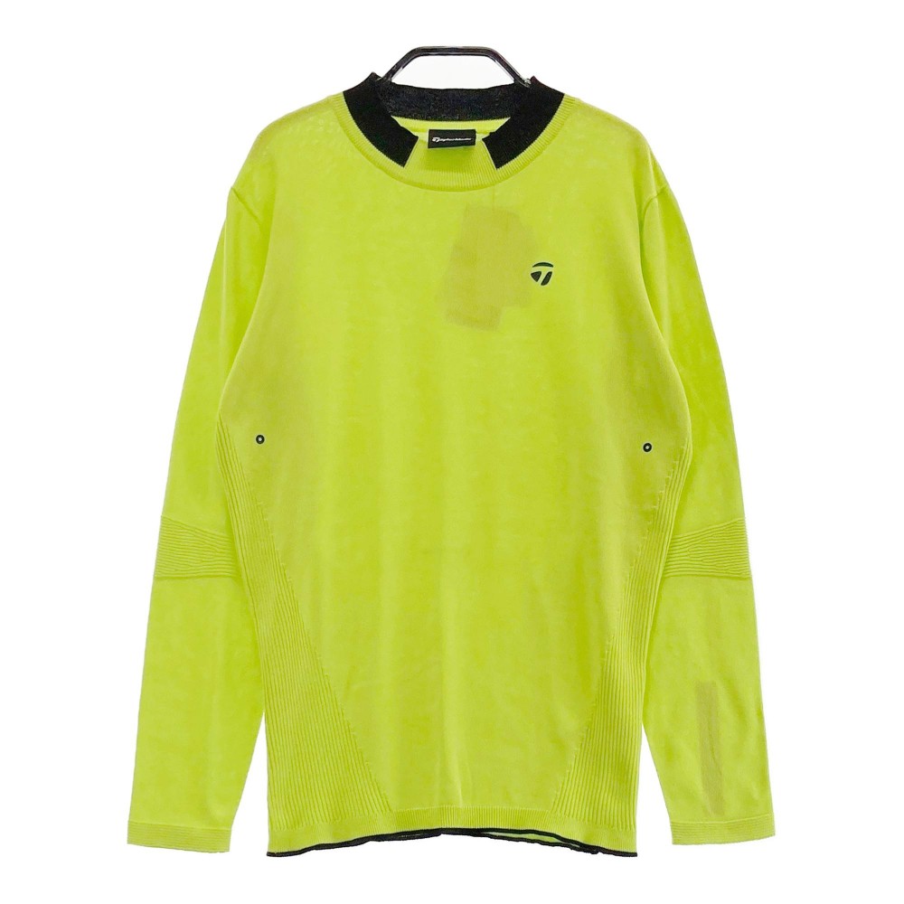 TAYLOR MADE テーラーメイド ハイネック ニットセーター グリーン系 L 【中古】ゴルフウェア レディース