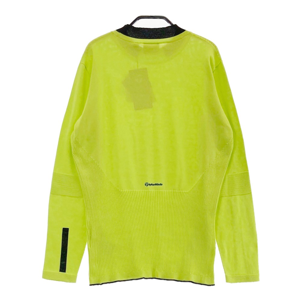 TAYLOR MADE テーラーメイド ハイネック ニットセーター グリーン系 L 【中古】ゴルフウェア レディース
