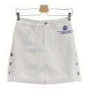 MARK&LONA マークアンドロナ インナー付 ストレッチスカート 総柄 ホワイト系 38 【中古】ゴルフウェア レディース(4)