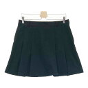 MUNSING WEAR マンシングウェア 西都 プリーツスカート ブラック系 13 【中古】ゴルフウェア レディース