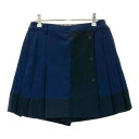 LANVIN SPORT ランバン スポール キュロットスカート ネイビー系 38 【中古】ゴルフウェア レディース