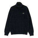 NEW BALANCE GOLF ニューバランス ウール混 タートルネック 長袖 ニットセーター ブラック系 0 【中古】ゴルフウェア レディース