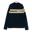 PEARLY GATES パーリーゲイツ ハイネック 長袖スウェットトレーナー ブラック系 1 【中古】ゴルフウェア レディース