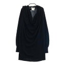 GIVENCHY ジバンシィ 9A 2829 60B ウール ニットセーター チュニック丈 ブラック系 XS 【中古】レディース
