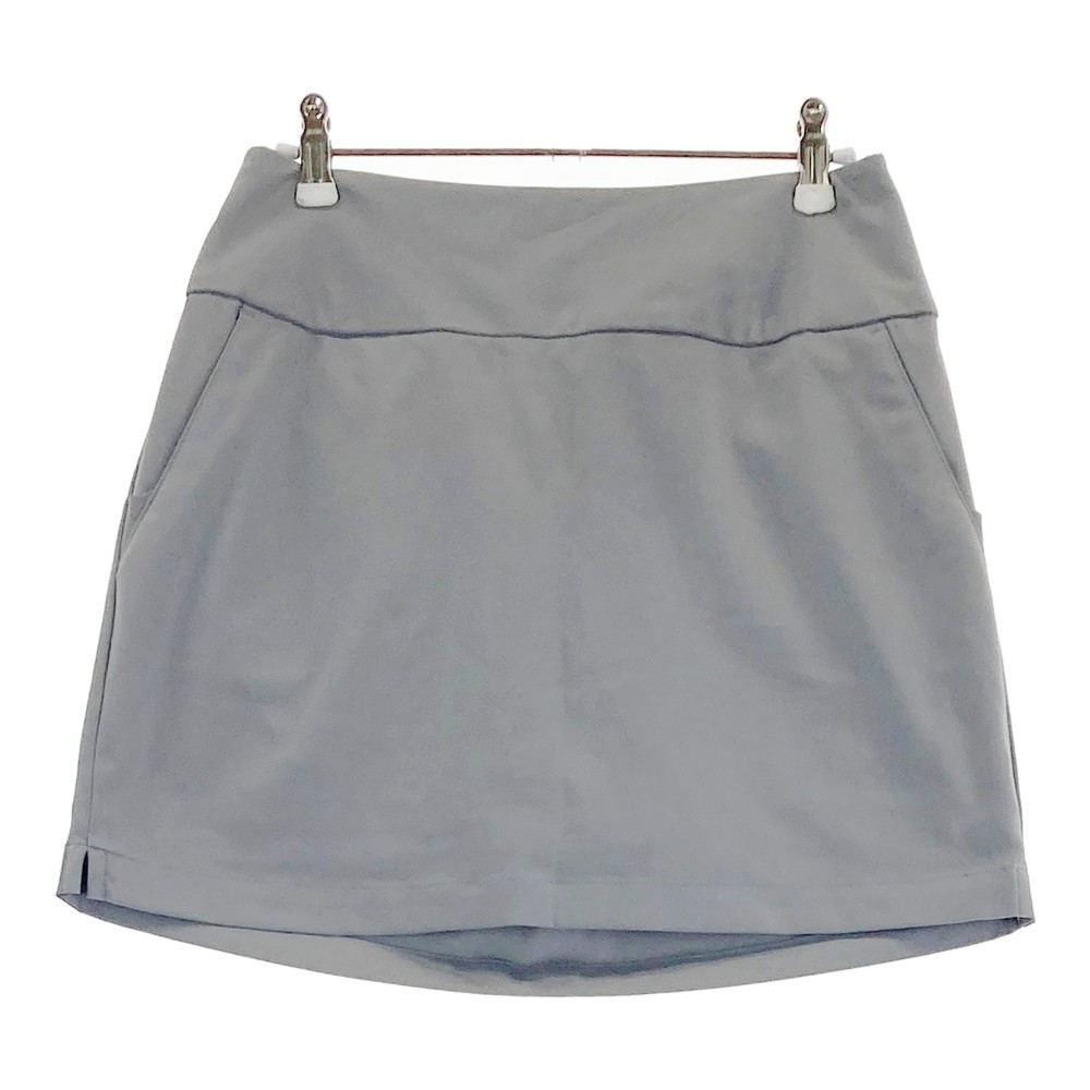 ADIDAS GOLF アディダスゴルフ インナー付スカート グレー系 M 【中古】ゴルフウェア レディース