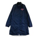 ADIDAS GOLF アディダスゴルフ 2WAY レインワンピース 千鳥格子柄 ネイビー系 L 【中古】ゴルフウェア レディース