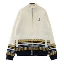 JACK BUNNY ジャックバニー ニットジャケット ホワイト系 2 【中古】ゴルフウェア レディース