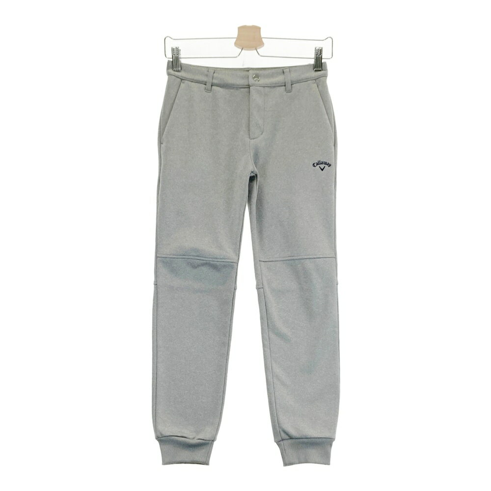 CALLAWAY キャロウェイ 裏起毛 ジョガーパンツ グレー系 SS 【中古】ゴルフウェア レディース
