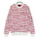 PEARLY GATES パーリーゲイツ ニット セーター 総柄 ホワイト系 0 【中古】ゴルフウェア レディース