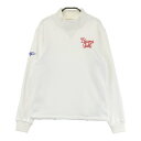 BEAMS GOLF ビームスゴルフ 裏起毛 長袖 スウェットトレーナー ホワイト系 M 【中古】ゴルフウェア レディース