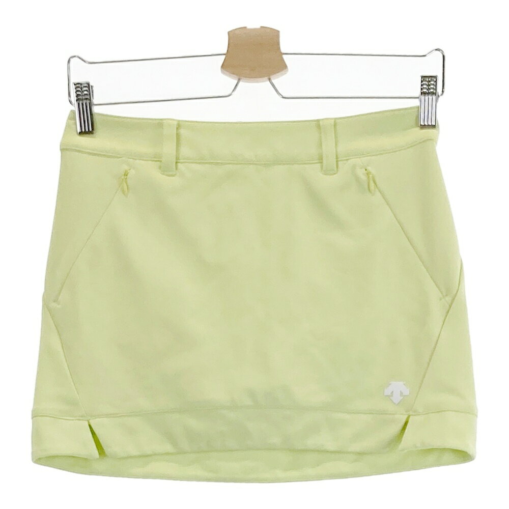 DESCENTE GOLF デサントゴルフ インナー付 ストレッチスカート グリーン系 S 【中古】ゴルフウェア レディース