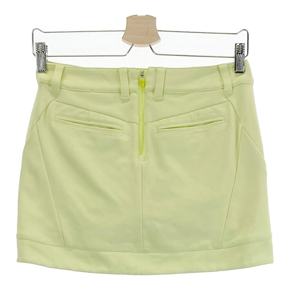 DESCENTE GOLF デサントゴルフ インナー付 ストレッチスカート グリーン系 S 【中古】ゴルフウェア レディース