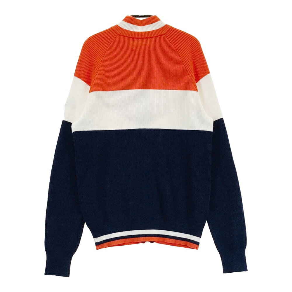 LE COQ GOLF ルコックゴルフ ニット ジップジャケット ネイビー系 L 【中古】ゴルフウェア レディース