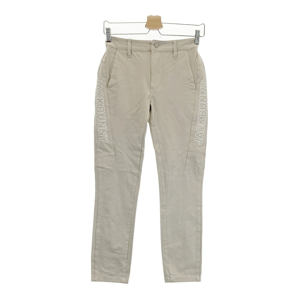 JACK BUNNY ジャックバニー ストレッチ ロングパンツ ベージュ系 00 【中古】ゴルフウェア レディース