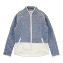 ADIDAS GOLF アディダスゴルフ ジップジャケット ネイビー系 OT 【中古】ゴルフウェア レディース