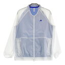 ADIDAS GOLF アディダスゴルフ HS9984 薄手 ナイロン ジップジャケット ホワイト系 M 【中古】ゴルフウェア レディース